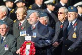 Remembrance Sunday at the Cenotaph in London 2014: Group C18 - Coastal Command & Maritime Air Association.
Press stand opposite the Foreign Office building, Whitehall, London SW1,
London,
Greater London,
United Kingdom,
on 09 November 2014 at 11:40, image #157
