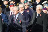 Remembrance Sunday at the Cenotaph in London 2014: Group C20 - Federation of Royal Air Force Apprentice & Boy Entrant
Associations.
Press stand opposite the Foreign Office building, Whitehall, London SW1,
London,
Greater London,
United Kingdom,
on 09 November 2014 at 11:40, image #174