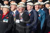Remembrance Sunday at the Cenotaph in London 2014: Group C22 - Royal Air Force Police Association.
Press stand opposite the Foreign Office building, Whitehall, London SW1,
London,
Greater London,
United Kingdom,
on 09 November 2014 at 11:41, image #186