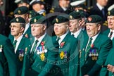 Remembrance Sunday at the Cenotaph in London 2014: Group D10 - Ulster Defence Regiment.
Press stand opposite the Foreign Office building, Whitehall, London SW1,
London,
Greater London,
United Kingdom,
on 09 November 2014 at 11:44, image #337