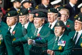 Remembrance Sunday at the Cenotaph in London 2014: Group D10 - Ulster Defence Regiment.
Press stand opposite the Foreign Office building, Whitehall, London SW1,
London,
Greater London,
United Kingdom,
on 09 November 2014 at 11:44, image #338