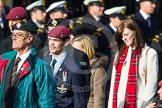 Remembrance Sunday at the Cenotaph in London 2014: Group D10 - Ulster Defence Regiment.
Press stand opposite the Foreign Office building, Whitehall, London SW1,
London,
Greater London,
United Kingdom,
on 09 November 2014 at 11:44, image #347