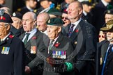 Remembrance Sunday at the Cenotaph in London 2014: Group D12 - North Irish Horse & Irish Regiments Old Comrades
Association.
Press stand opposite the Foreign Office building, Whitehall, London SW1,
London,
Greater London,
United Kingdom,
on 09 November 2014 at 11:45, image #357