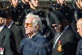 Remembrance Sunday at the Cenotaph in London 2014: Group D23 - British Nuclear Test Veterans Association.
Press stand opposite the Foreign Office building, Whitehall, London SW1,
London,
Greater London,
United Kingdom,
on 09 November 2014 at 11:46, image #424