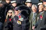 Remembrance Sunday at the Cenotaph in London 2014: Group E2 - Royal Naval Association.
Press stand opposite the Foreign Office building, Whitehall, London SW1,
London,
Greater London,
United Kingdom,
on 09 November 2014 at 11:49, image #574