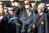Remembrance Sunday at the Cenotaph in London 2014: Group E17 - HMS Ganges Association.
Press stand opposite the Foreign Office building, Whitehall, London SW1,
London,
Greater London,
United Kingdom,
on 09 November 2014 at 11:51, image #701