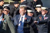 Remembrance Sunday at the Cenotaph in London 2014: Group E18 - HMS Glasgow Association..
Press stand opposite the Foreign Office building, Whitehall, London SW1,
London,
Greater London,
United Kingdom,
on 09 November 2014 at 11:52, image #713