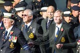 Remembrance Sunday at the Cenotaph in London 2014: Group E20 - HMS Tiger Association.
Press stand opposite the Foreign Office building, Whitehall, London SW1,
London,
Greater London,
United Kingdom,
on 09 November 2014 at 11:52, image #721