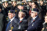 Remembrance Sunday at the Cenotaph in London 2014: Group E26 - Royal Fleet Auxiliary Association.
Press stand opposite the Foreign Office building, Whitehall, London SW1,
London,
Greater London,
United Kingdom,
on 09 November 2014 at 11:53, image #787