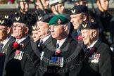 Remembrance Sunday at the Cenotaph in London 2014: Group E38 - Aircrewmans Association.
Press stand opposite the Foreign Office building, Whitehall, London SW1,
London,
Greater London,
United Kingdom,
on 09 November 2014 at 11:54, image #862