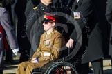 Remembrance Sunday at the Cenotaph in London 2014: ??? Please let me know which group this is! ???.
Press stand opposite the Foreign Office building, Whitehall, London SW1,
London,
Greater London,
United Kingdom,
on 09 November 2014 at 11:55, image #879