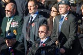 Remembrance Sunday at the Cenotaph in London 2014: Group A1 - Blind Veterans UK.
Press stand opposite the Foreign Office building, Whitehall, London SW1,
London,
Greater London,
United Kingdom,
on 09 November 2014 at 11:56, image #931