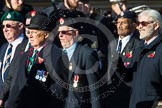 Remembrance Sunday at the Cenotaph in London 2014: Group F14 - National Malaya & Borneo Veterans Association.
Press stand opposite the Foreign Office building, Whitehall, London SW1,
London,
Greater London,
United Kingdom,
on 09 November 2014 at 11:58, image #1020