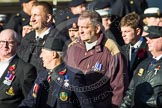 Remembrance Sunday at the Cenotaph in London 2014: Group F15 - National Gulf Veterans & Families Association.
Press stand opposite the Foreign Office building, Whitehall, London SW1,
London,
Greater London,
United Kingdom,
on 09 November 2014 at 11:58, image #1047