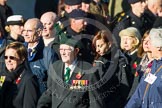 Remembrance Sunday at the Cenotaph in London 2014: Group F19 - 1st Army Association.
Press stand opposite the Foreign Office building, Whitehall, London SW1,
London,
Greater London,
United Kingdom,
on 09 November 2014 at 11:59, image #1086
