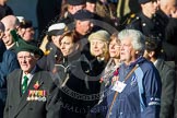 Remembrance Sunday at the Cenotaph in London 2014: Group F19 - 1st Army Association.
Press stand opposite the Foreign Office building, Whitehall, London SW1,
London,
Greater London,
United Kingdom,
on 09 November 2014 at 11:59, image #1087