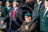 Remembrance Sunday at the Cenotaph in London 2014: Group A7 - Light Infantry Association.
Press stand opposite the Foreign Office building, Whitehall, London SW1,
London,
Greater London,
United Kingdom,
on 09 November 2014 at 12:00, image #1154