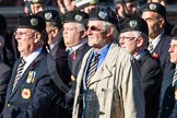 Remembrance Sunday at the Cenotaph in London 2014: Group A16 - London Scottish Regimental Association.
Press stand opposite the Foreign Office building, Whitehall, London SW1,
London,
Greater London,
United Kingdom,
on 09 November 2014 at 12:03, image #1301