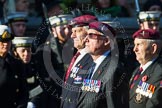 Remembrance Sunday at the Cenotaph in London 2014: Group A20 - Guards Parachute Association.
Press stand opposite the Foreign Office building, Whitehall, London SW1,
London,
Greater London,
United Kingdom,
on 09 November 2014 at 12:04, image #1334