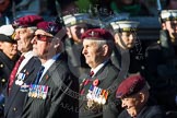 Remembrance Sunday at the Cenotaph in London 2014: Group A20 - Guards Parachute Association.
Press stand opposite the Foreign Office building, Whitehall, London SW1,
London,
Greater London,
United Kingdom,
on 09 November 2014 at 12:04, image #1335