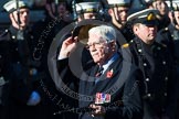 Remembrance Sunday at the Cenotaph in London 2014: Group A25 - Duke of Wellington's Regiment.
Press stand opposite the Foreign Office building, Whitehall, London SW1,
London,
Greater London,
United Kingdom,
on 09 November 2014 at 12:04, image #1374