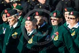 Remembrance Sunday at the Cenotaph in London 2014: Group B2 - Women's Royal Army Corps Association.
Press stand opposite the Foreign Office building, Whitehall, London SW1,
London,
Greater London,
United Kingdom,
on 09 November 2014 at 12:07, image #1517