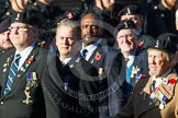 Remembrance Sunday at the Cenotaph in London 2014: Group B11 - Royal Signals Association.
Press stand opposite the Foreign Office building, Whitehall, London SW1,
London,
Greater London,
United Kingdom,
on 09 November 2014 at 12:08, image #1614