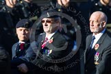 Remembrance Sunday at the Cenotaph in London 2014: Group B11 - Royal Signals Association.
Press stand opposite the Foreign Office building, Whitehall, London SW1,
London,
Greater London,
United Kingdom,
on 09 November 2014 at 12:08, image #1620