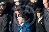 Remembrance Sunday at the Cenotaph in London 2014: Group B17 - Reconnaissance Corps.
Press stand opposite the Foreign Office building, Whitehall, London SW1,
London,
Greater London,
United Kingdom,
on 09 November 2014 at 12:10, image #1701