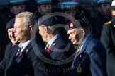 Remembrance Sunday at the Cenotaph in London 2014: Group B18 - Royal Army Medical Corps Association.
Press stand opposite the Foreign Office building, Whitehall, London SW1,
London,
Greater London,
United Kingdom,
on 09 November 2014 at 12:10, image #1712