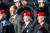 Remembrance Sunday at the Cenotaph in London 2014: Group B20 - Royal Military Police Association.
Press stand opposite the Foreign Office building, Whitehall, London SW1,
London,
Greater London,
United Kingdom,
on 09 November 2014 at 12:11, image #1756