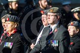 Remembrance Sunday at the Cenotaph in London 2014: Group B25 - Queen Alexandra's Royal Army Nursing Corps Association.
Press stand opposite the Foreign Office building, Whitehall, London SW1,
London,
Greater London,
United Kingdom,
on 09 November 2014 at 12:11, image #1797