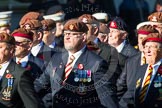 Remembrance Sunday at the Cenotaph in London 2014: Group B29 - Queen's Royal Hussars (The Queen's Own & Royal Irish).
Press stand opposite the Foreign Office building, Whitehall, London SW1,
London,
Greater London,
United Kingdom,
on 09 November 2014 at 12:12, image #1842