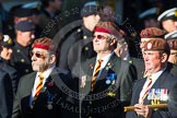 Remembrance Sunday at the Cenotaph in London 2014: Group B29 - Queen's Royal Hussars (The Queen's Own & Royal Irish).
Press stand opposite the Foreign Office building, Whitehall, London SW1,
London,
Greater London,
United Kingdom,
on 09 November 2014 at 12:12, image #1851