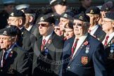 Remembrance Sunday at the Cenotaph in London 2014: Group B30 - 16/5th Queen's Royal Lancers.
Press stand opposite the Foreign Office building, Whitehall, London SW1,
London,
Greater London,
United Kingdom,
on 09 November 2014 at 12:13, image #1895