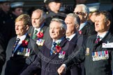 Remembrance Sunday at the Cenotaph in London 2014: Group B34 - Association of Ammunition Technicians.
Press stand opposite the Foreign Office building, Whitehall, London SW1,
London,
Greater London,
United Kingdom,
on 09 November 2014 at 12:14, image #1920