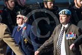 Remembrance Sunday at the Cenotaph in London 2014: Group B36 - Arborfield Old Boys Association.
Press stand opposite the Foreign Office building, Whitehall, London SW1,
London,
Greater London,
United Kingdom,
on 09 November 2014 at 12:14, image #1941