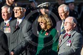 Remembrance Sunday at the Cenotaph in London 2014: Group B36 - Arborfield Old Boys Association.
Press stand opposite the Foreign Office building, Whitehall, London SW1,
London,
Greater London,
United Kingdom,
on 09 November 2014 at 12:14, image #1947