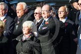 Remembrance Sunday at the Cenotaph in London 2014: Group M9 - Royal Voluntary Service.
Press stand opposite the Foreign Office building, Whitehall, London SW1,
London,
Greater London,
United Kingdom,
on 09 November 2014 at 12:16, image #2047