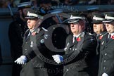 Remembrance Sunday at the Cenotaph in London 2014: Group M15 - St John Ambulance.
Press stand opposite the Foreign Office building, Whitehall, London SW1,
London,
Greater London,
United Kingdom,
on 09 November 2014 at 12:16, image #2084