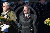 Remembrance Sunday at the Cenotaph in London 2014: Group M37 - Shot at Dawn Pardons Campaign.
Press stand opposite the Foreign Office building, Whitehall, London SW1,
London,
Greater London,
United Kingdom,
on 09 November 2014 at 12:19, image #2272
