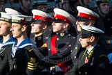 Remembrance Sunday at the Cenotaph in London 2014: Group M45 - Sea Cadet Corps.
Press stand opposite the Foreign Office building, Whitehall, London SW1,
London,
Greater London,
United Kingdom,
on 09 November 2014 at 12:21, image #2281