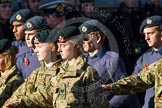 Remembrance Sunday at the Cenotaph in London 2014: Group M47 - Army Cadet Force.
Press stand opposite the Foreign Office building, Whitehall, London SW1,
London,
Greater London,
United Kingdom,
on 09 November 2014 at 12:21, image #2293