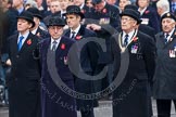 Remembrance Sunday at the Cenotaph in London 2014: Representatives of the major charities that will lay a wreath later.
Press stand opposite the Foreign Office building, Whitehall, London SW1,
London,
Greater London,
United Kingdom,
on 09 November 2014 at 10:21, image #48