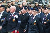 Remembrance Sunday at the Cenotaph 2015: Group B6, Royal Engineers Bomb Disposal Association (Anniversary).
Cenotaph, Whitehall, London SW1,
London,
Greater London,
United Kingdom,
on 08 November 2015 at 11:37, image #47