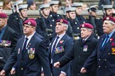 Remembrance Sunday at the Cenotaph 2015: Group B7, Airborne Engineers Association.
Cenotaph, Whitehall, London SW1,
London,
Greater London,
United Kingdom,
on 08 November 2015 at 11:37, image #58