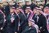 Remembrance Sunday at the Cenotaph 2015: Group D19, Trucial Oman Scouts Association.
Cenotaph, Whitehall, London SW1,
London,
Greater London,
United Kingdom,
on 08 November 2015 at 11:55, image #704
