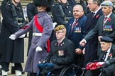 Remembrance Sunday at the Cenotaph 2015: Group F1, Blind Veterans UK.
Cenotaph, Whitehall, London SW1,
London,
Greater London,
United Kingdom,
on 08 November 2015 at 11:57, image #750