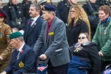 Remembrance Sunday at the Cenotaph 2015: Group F1, Blind Veterans UK.
Cenotaph, Whitehall, London SW1,
London,
Greater London,
United Kingdom,
on 08 November 2015 at 11:57, image #782