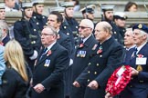 Remembrance Sunday at the Cenotaph 2015: Group E8, HMS Bulwark, Albion & Centaur Association.
Cenotaph, Whitehall, London SW1,
London,
Greater London,
United Kingdom,
on 08 November 2015 at 11:59, image #846